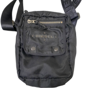 Vintage Diesel Black Utility Cross Body Bag