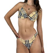 Deadstock Burberry Nova Check Bikini (S)