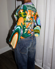 Y2K Hayes Ski Graphic Top (S)