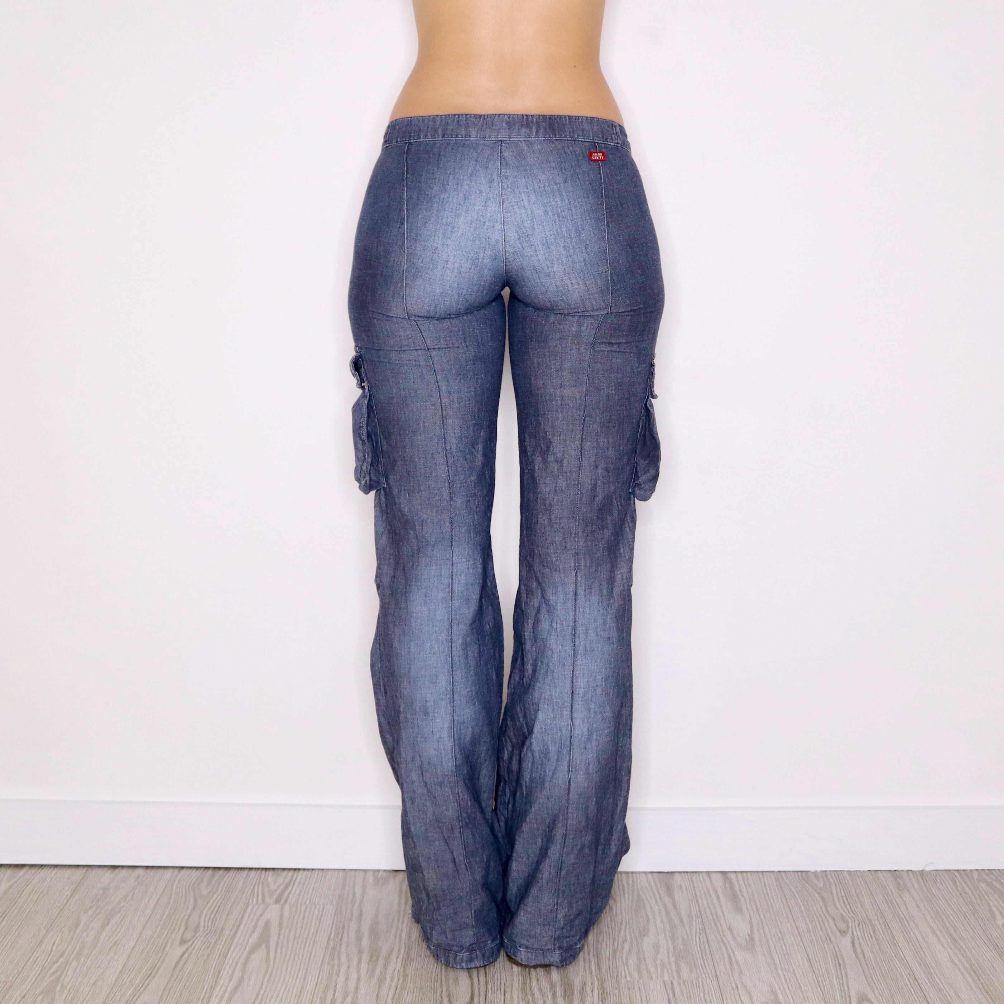 Y2K MISS SIXTY Cargo Jeans (S) – Holy Thrift