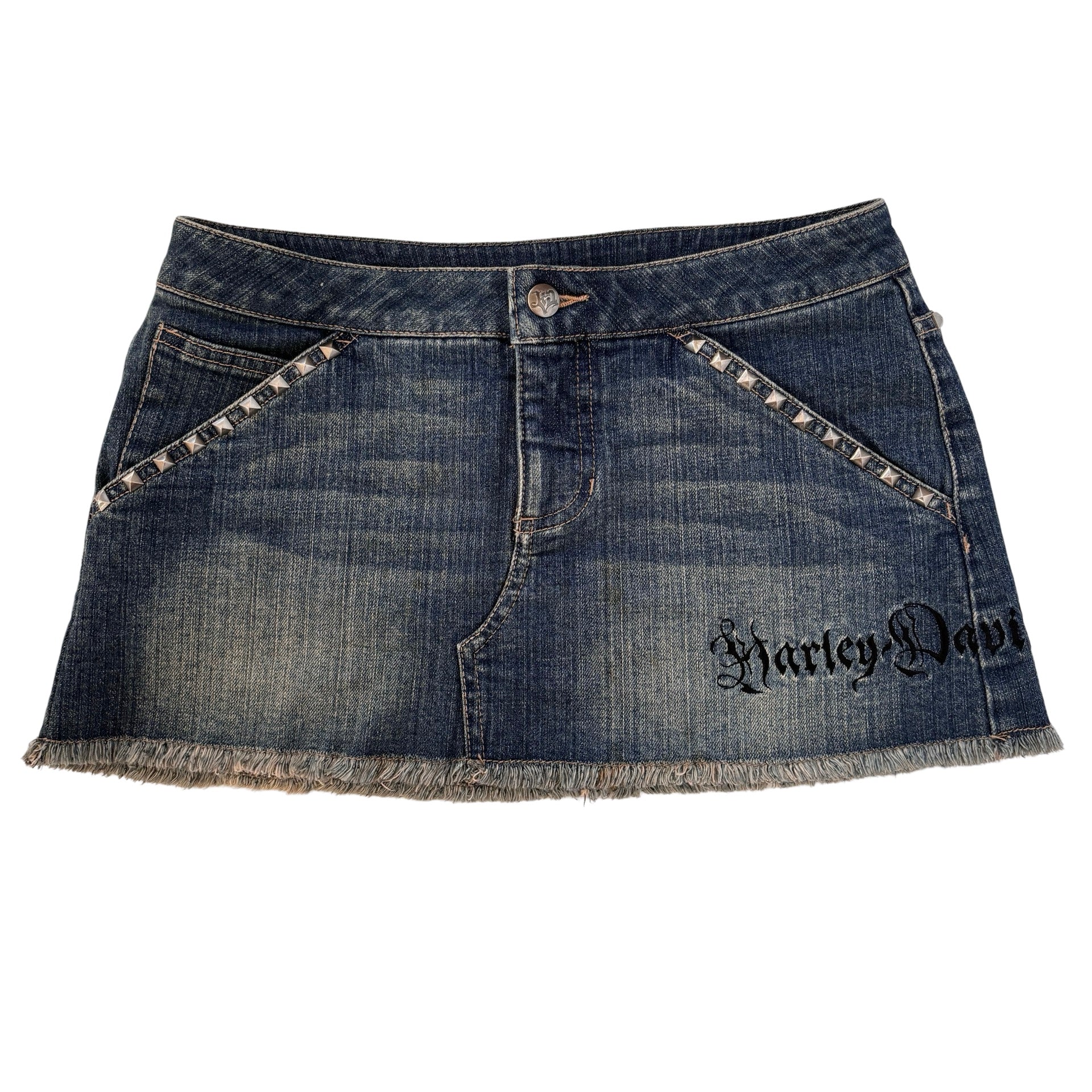Harley Davidson Studded Denim Mini (XS)
