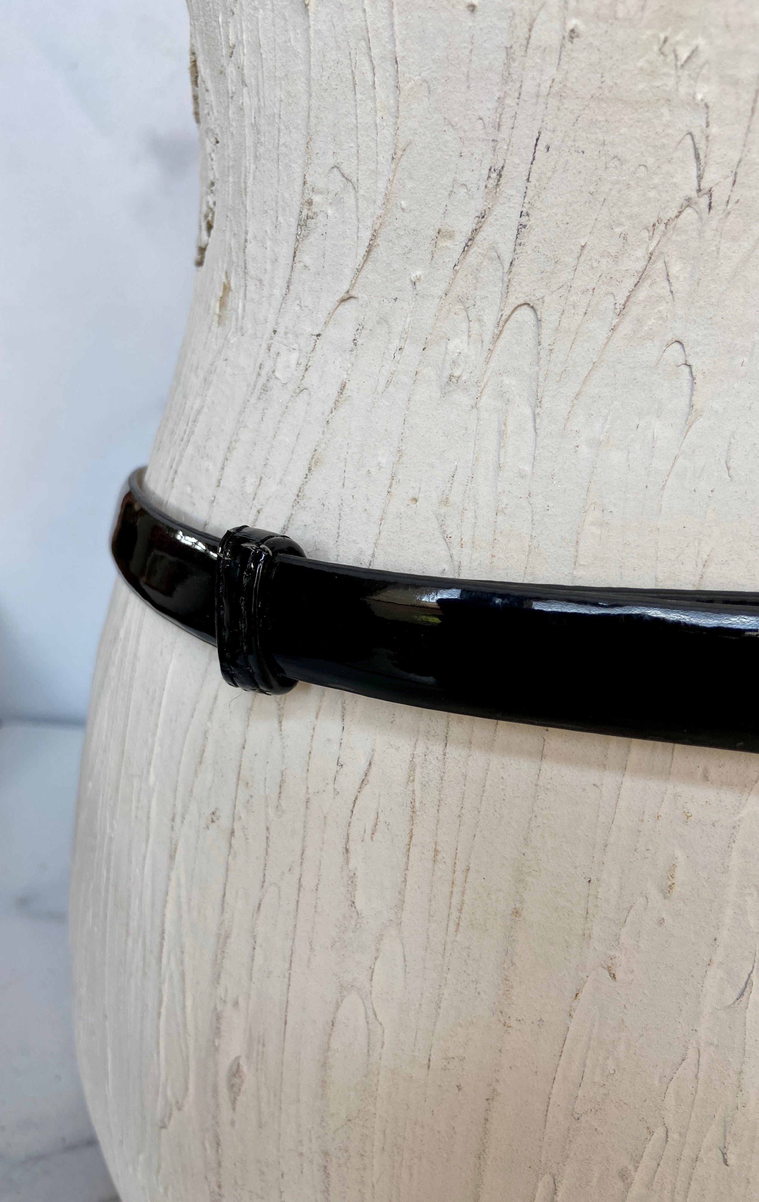 White House Black Market Adjustable black/silver belt