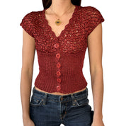 Bebe Woven Top (XS)