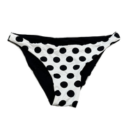 Polka dot black white bikini bottoms (S)