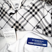 Burberry Blue Label Plaid Zip Up Hoodie (M)