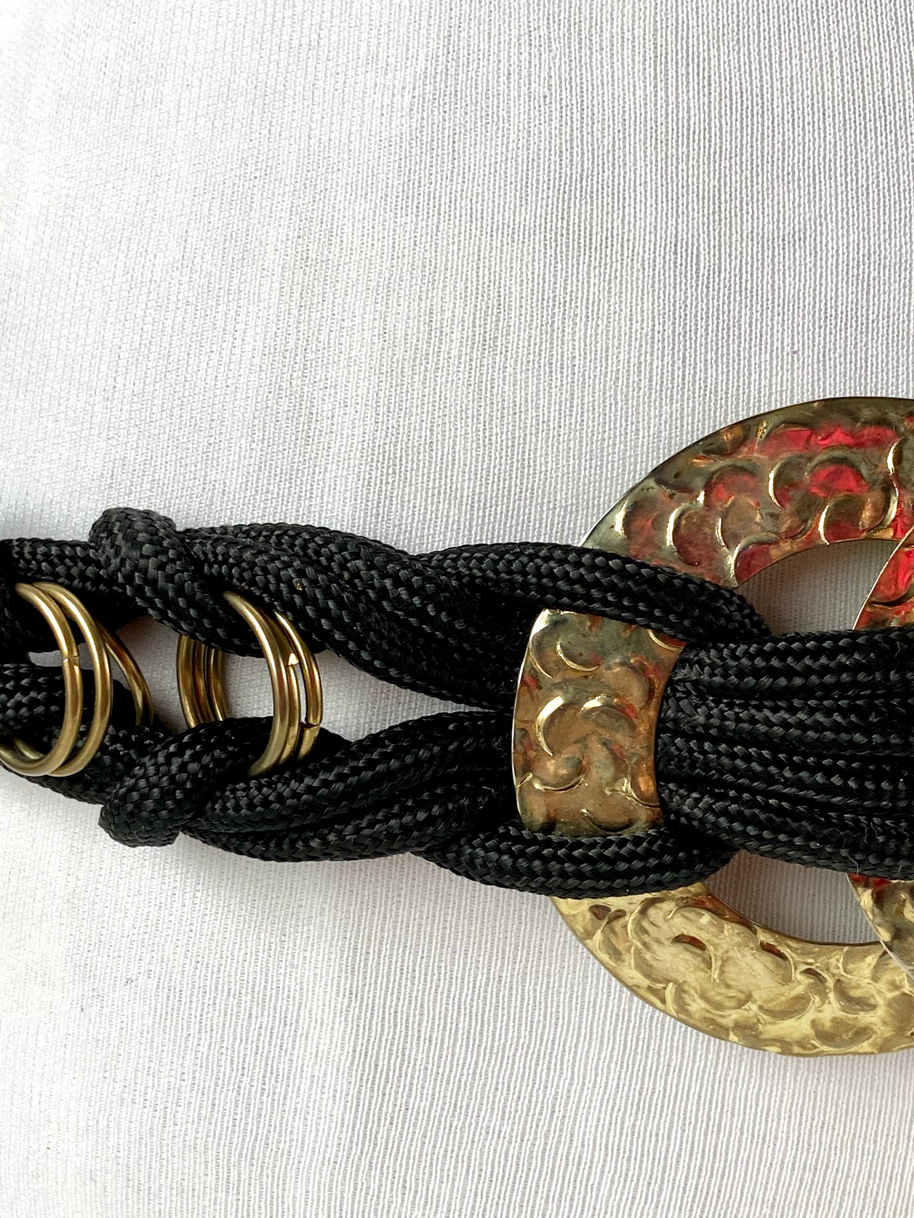 Gold ring belt