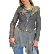 Vintage Drole De Copine 2 in 1 Leather Jacket (M)