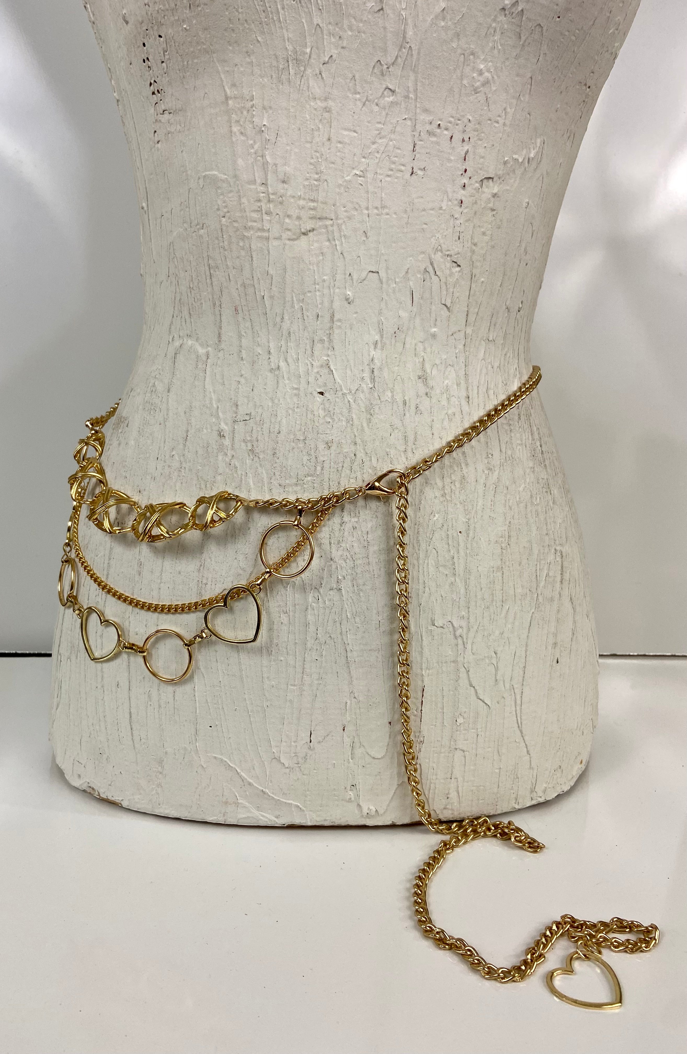 Gold layered belt