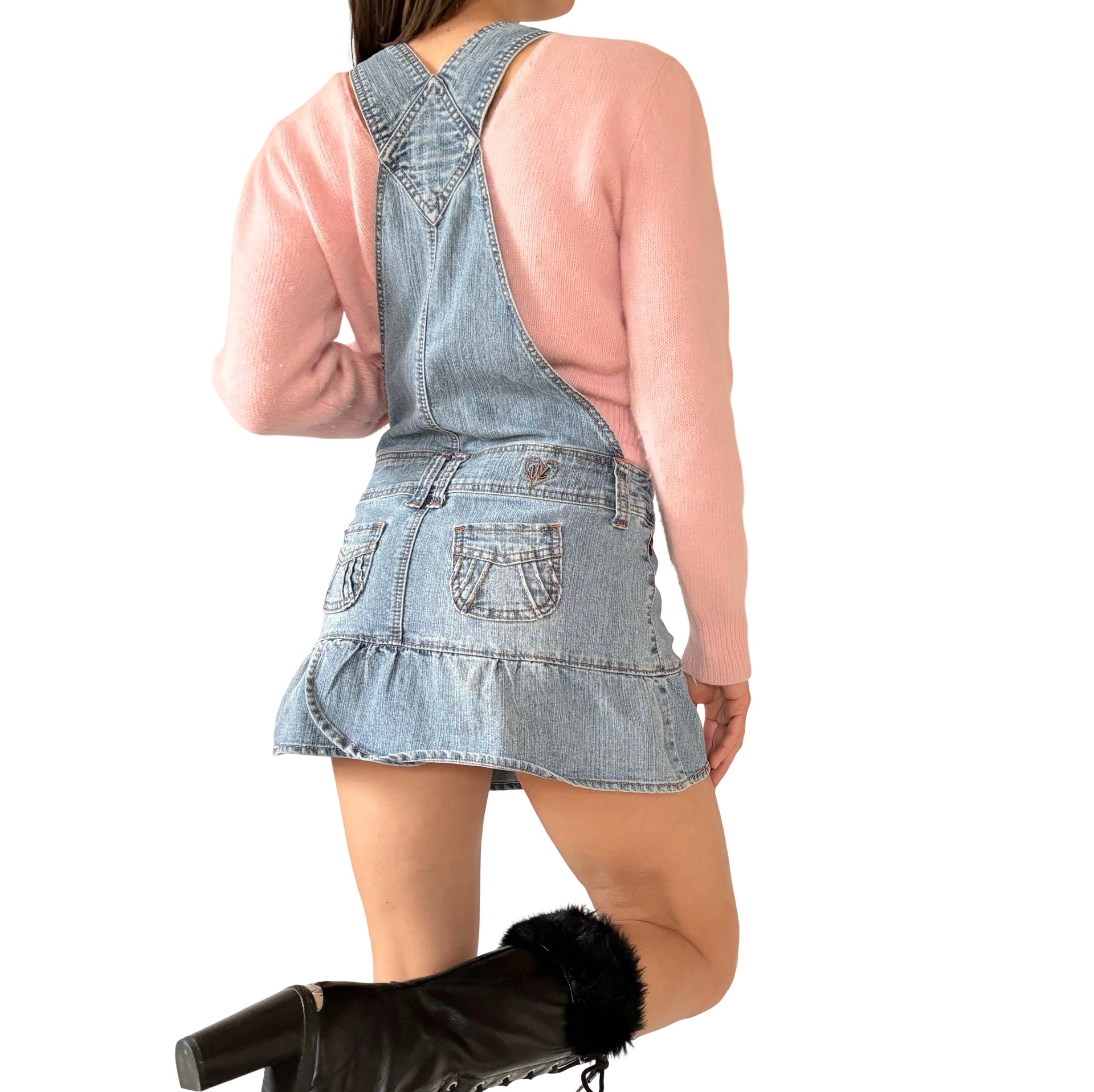 Y2K Denim Jumper (S)