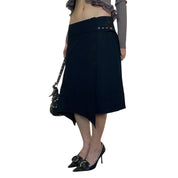 Y2K Morgan De Toi Pinstripe Midi Skirt (XS/S)