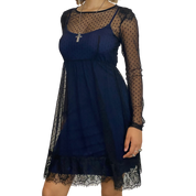 Vintage Cop Copine Polka Dot Dress (S)