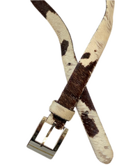 Haircalf Cow Print Belt