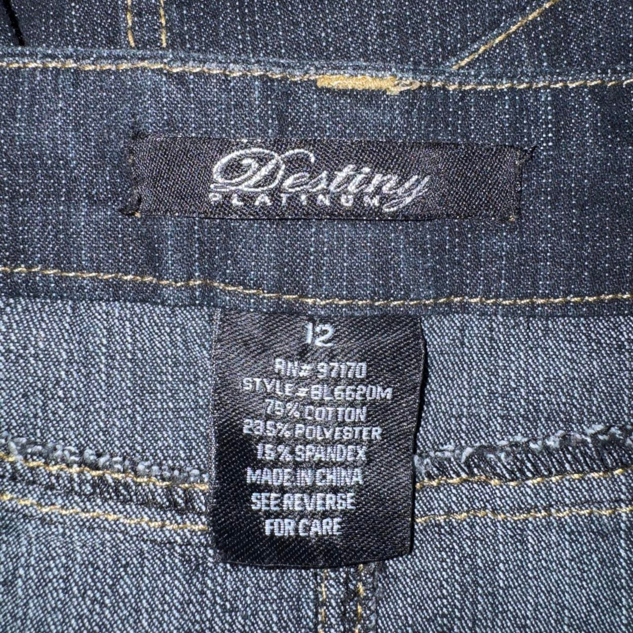 Custom Patches Denim Maxi Skirt (L)