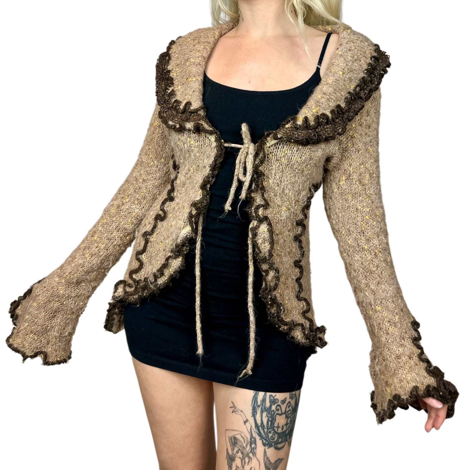 Ruffle Knit Fairy Cardigan (S/M)