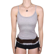 Y2K Italian Light Gray Tank Top (S)