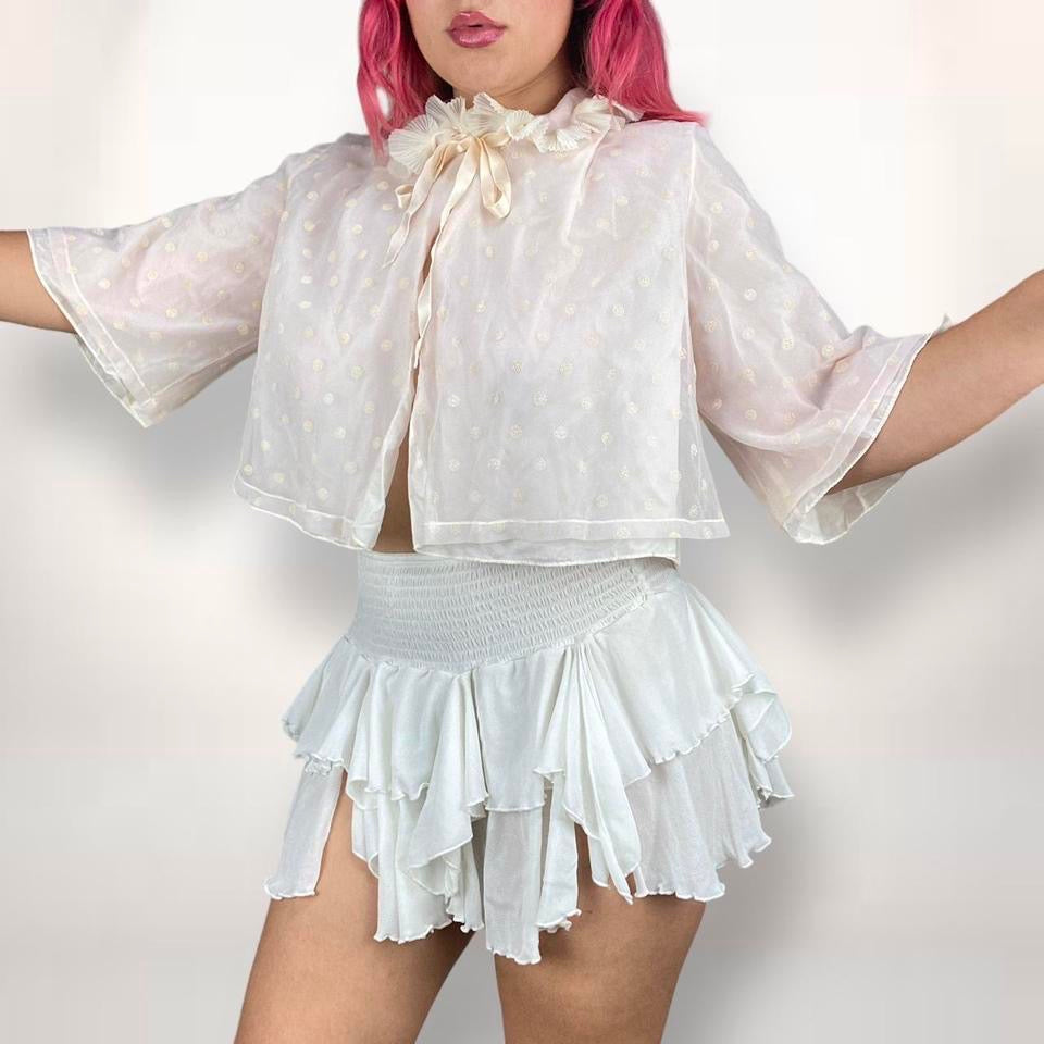 1960s Powder Pink Peignoir Jacket (S-L)