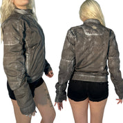 Gunmetal Moto Jacket (M/L)