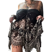 100% Silk fairy hem top/dress (XL)