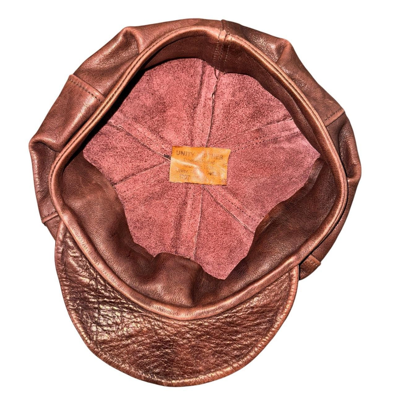 Mailboy Cap Vintage Genuine Leather Newsboy Cap – Holy Thrift