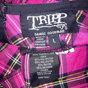 Tripp NYC Plaid Mini Skirt (L)