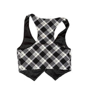 Plaid Patchwork Vest (s)