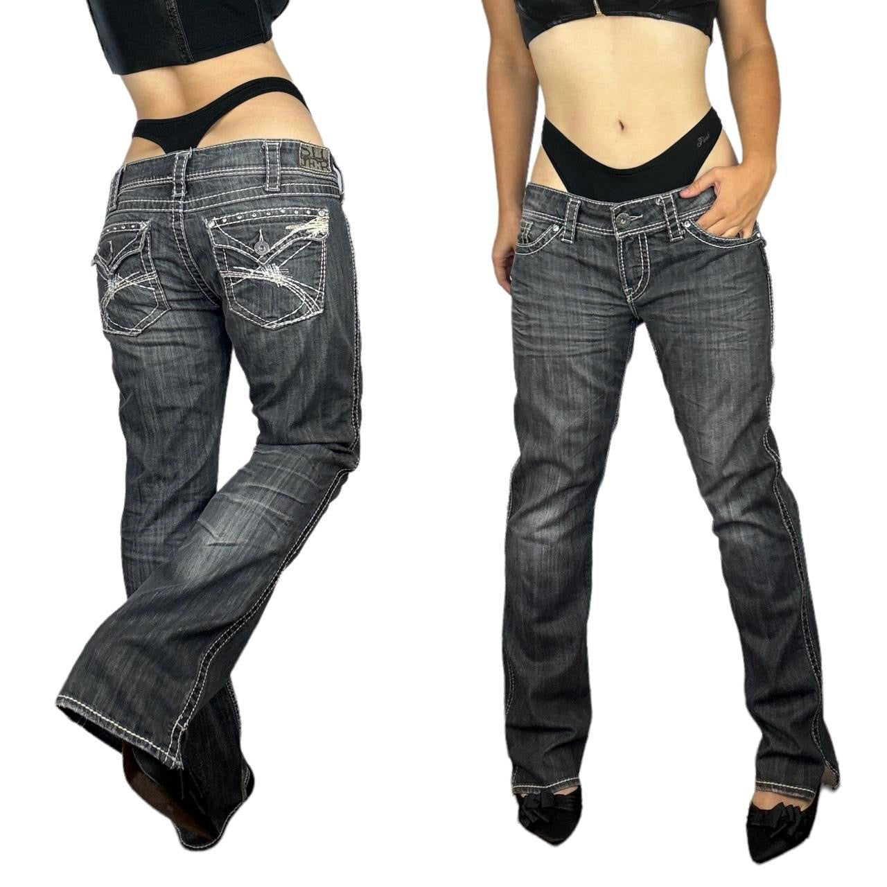 2000s Low Rise Boyfriend Jeans (L)
