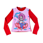 “Hot Ice” 420 Girl Graphic Tee (M)