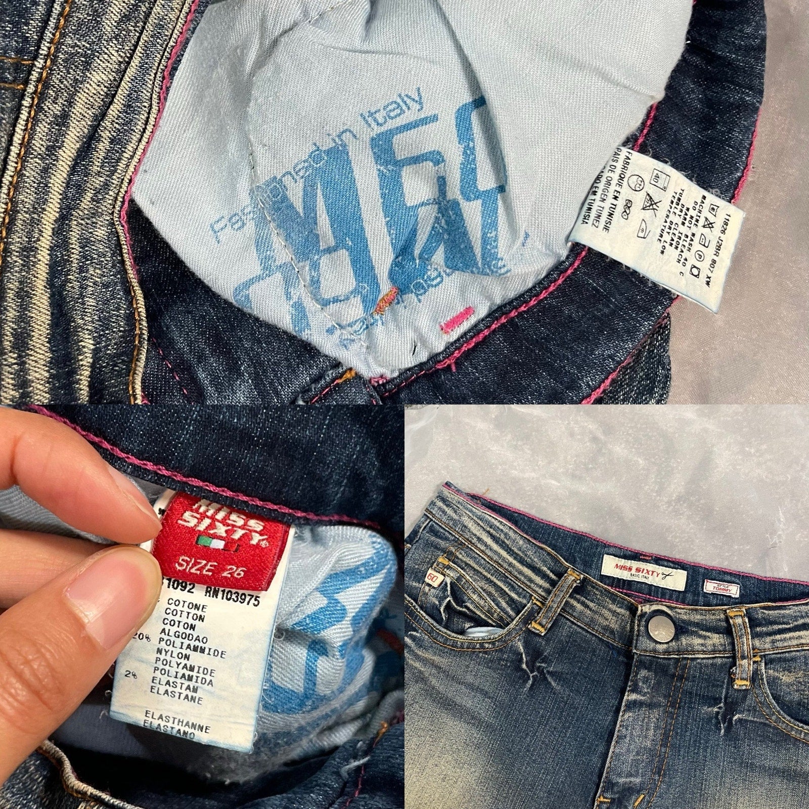 Miss Sixty Denim Jeans mid rise and flare leg fit (XS)