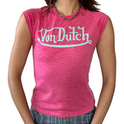 Von Dutch Y2K Baby Tee (S/M)