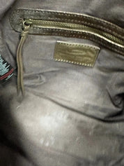Vintage Ponyhair IKKS Boho Chic Eyelet Hand Bag