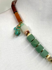 Beads & watch choker
