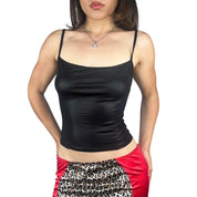 90s Leather-Look Tank Top (S)