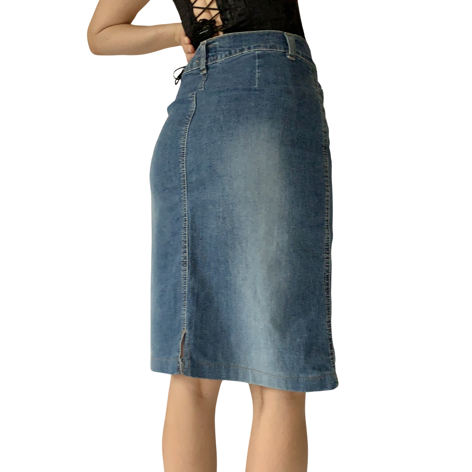 Y2K Denim Midi (S)