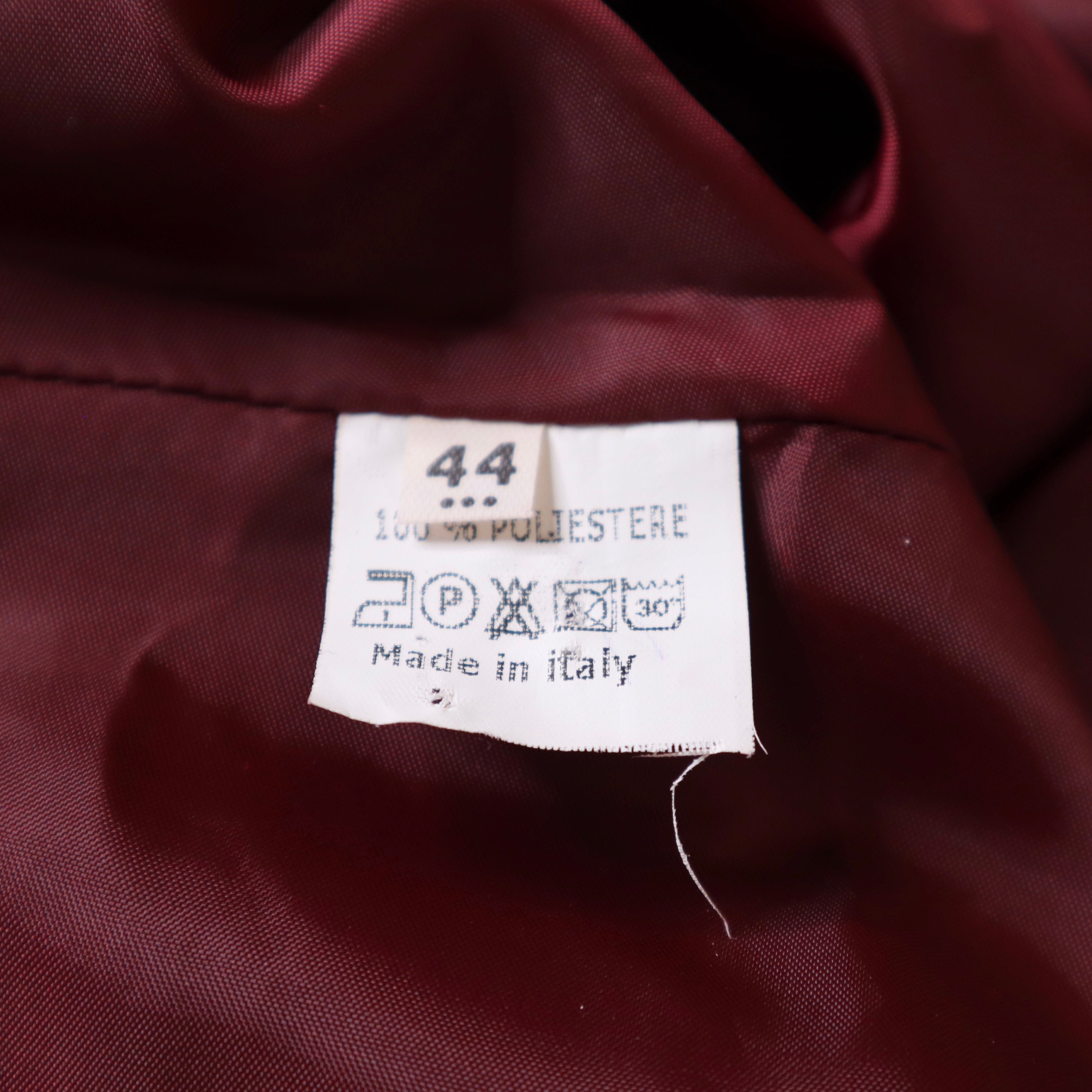 90s Italian Dark Red Maxi Skirt (S)