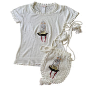 Christian Lacroix Embroidered Top and Matching Bag (S/M)