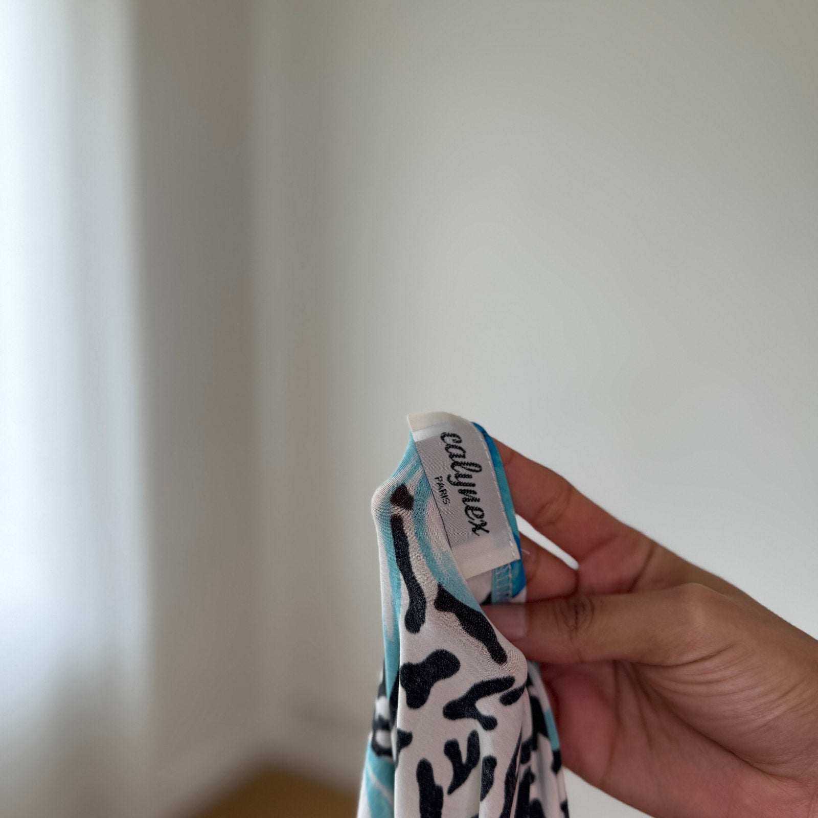 Vintage Floral Leopard Print Slip Dress (S)