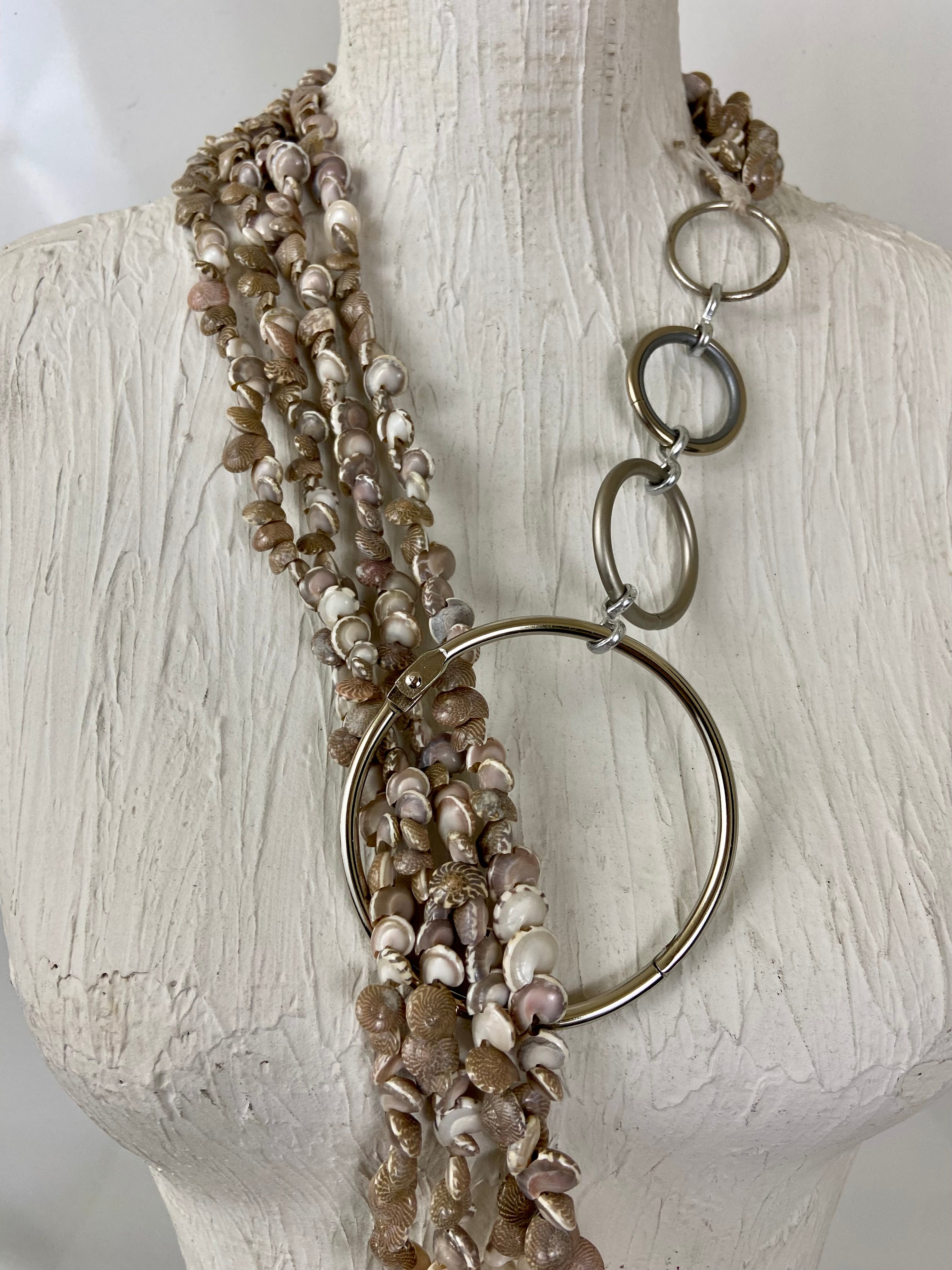 Boho Shells 🐚 in a big circle ⭕️ belt