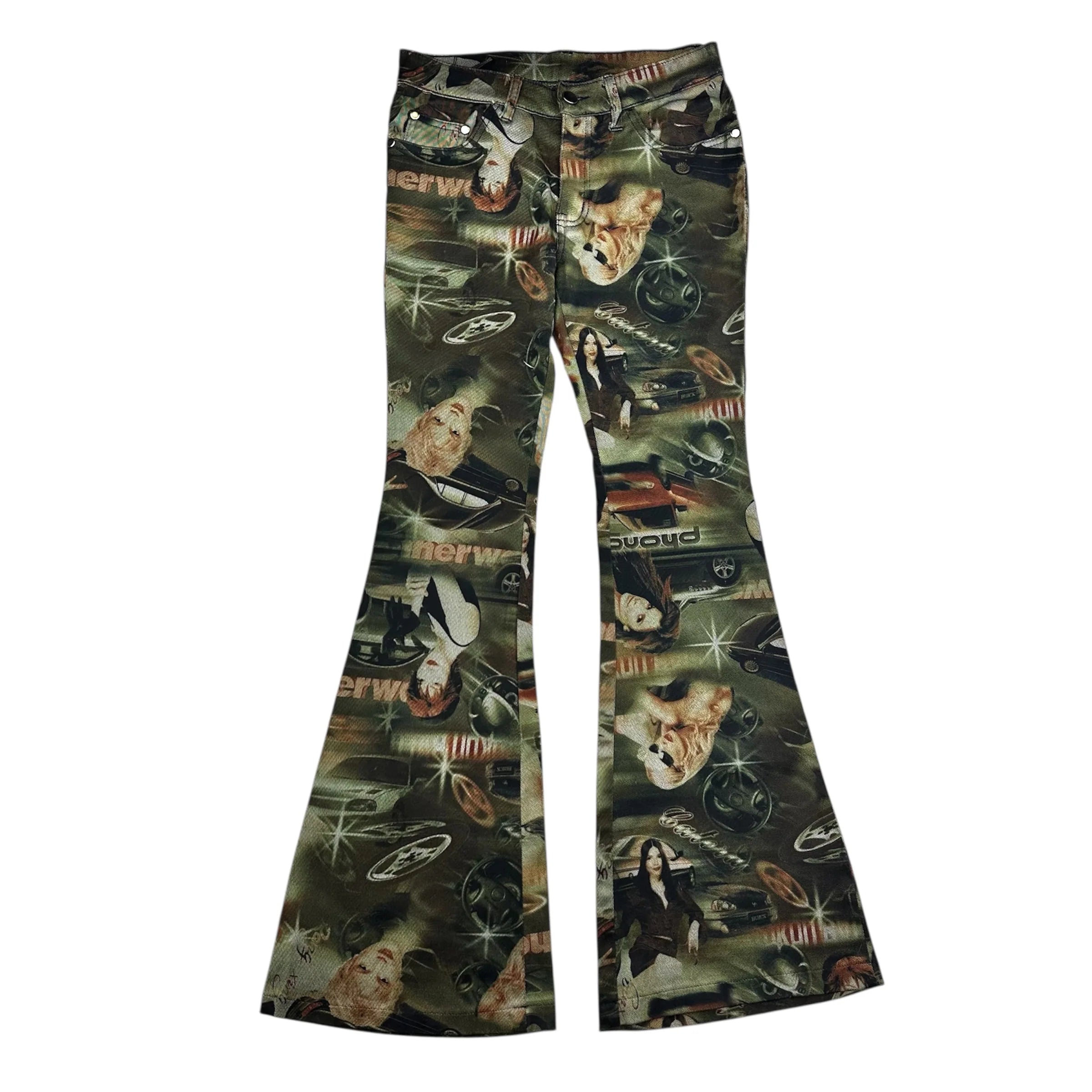 Rare Pin Up Chick Flares (XXS/XS)