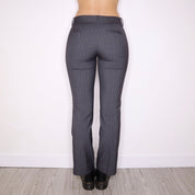 Y2K Gray Pinstripe Dress Pants (S)