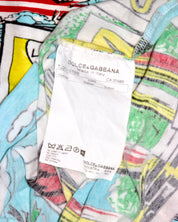 SS2004 Dolce & Gabbana Pop Art Comic Baby Tee (XS/S)