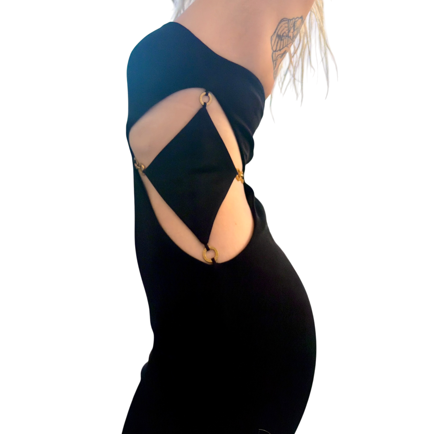 Nana Jacqueline Cutout Mini Dress (S)