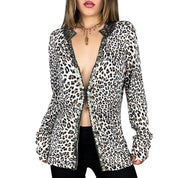 Alberto Makali Leopard Knit Double Zip (XL)