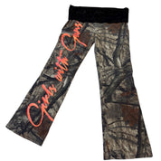 Y2K gwg mossy oak foldover flares (L)