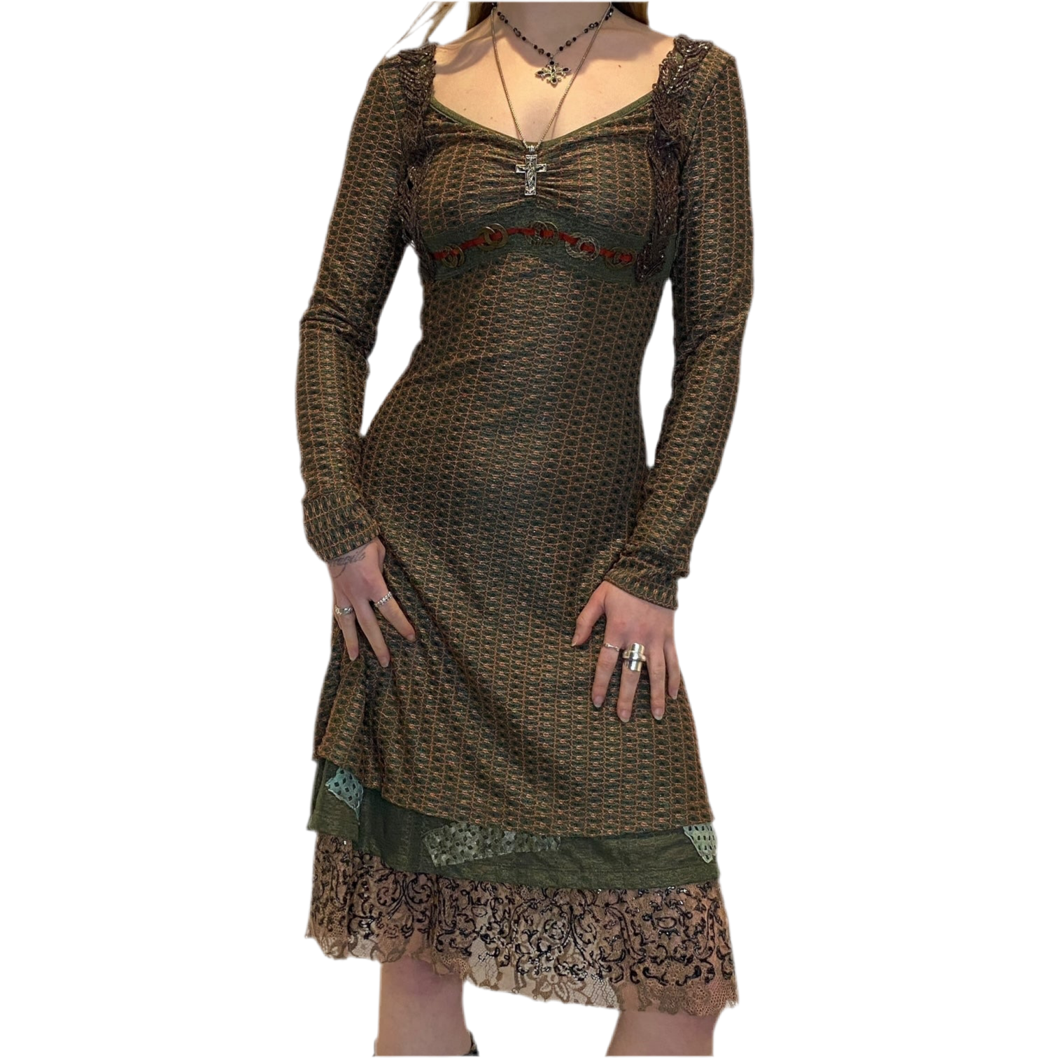 Save the Queen Medieval Midi Dress (S)