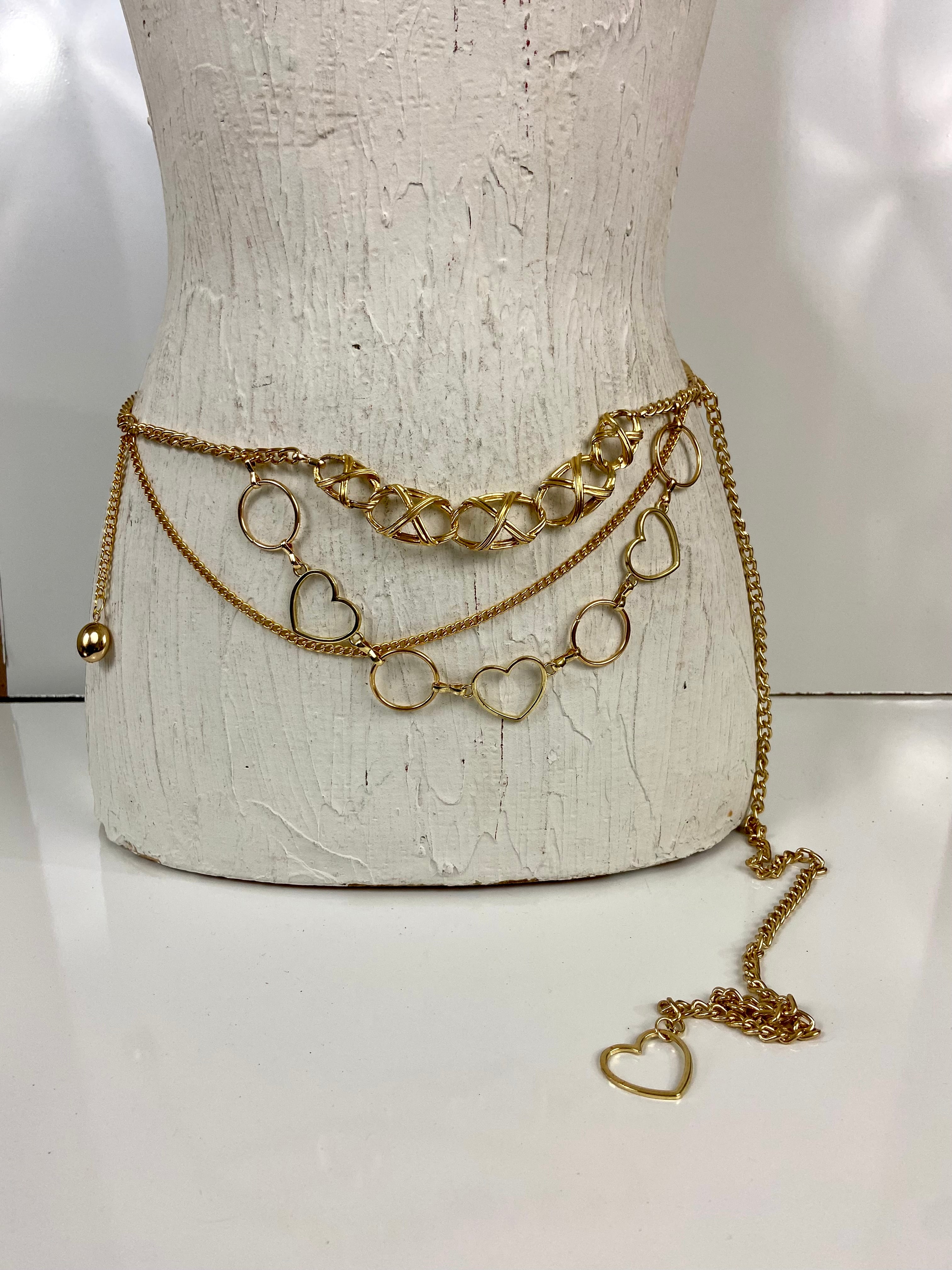 Gold layered belt