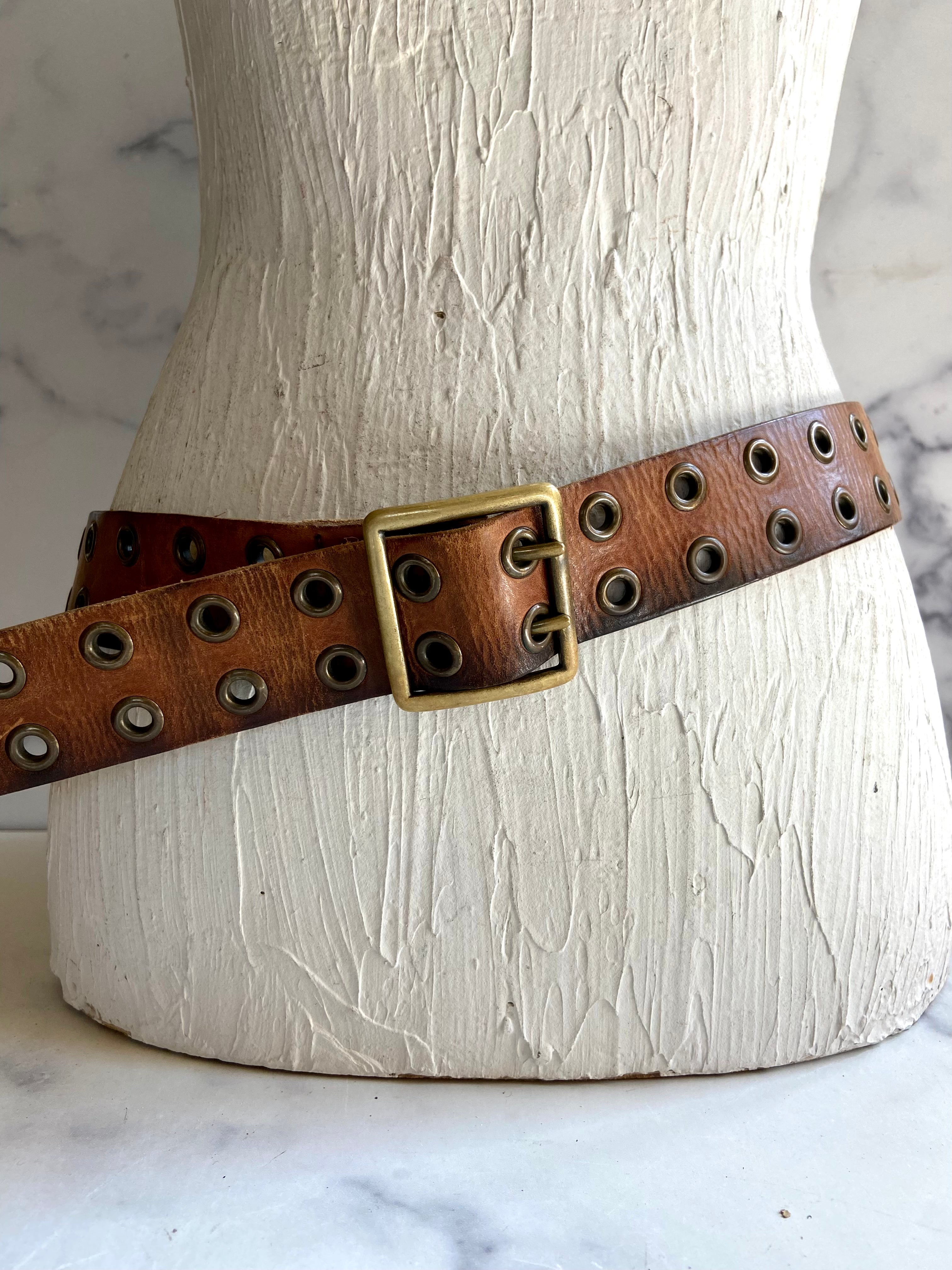 Brown waist belt