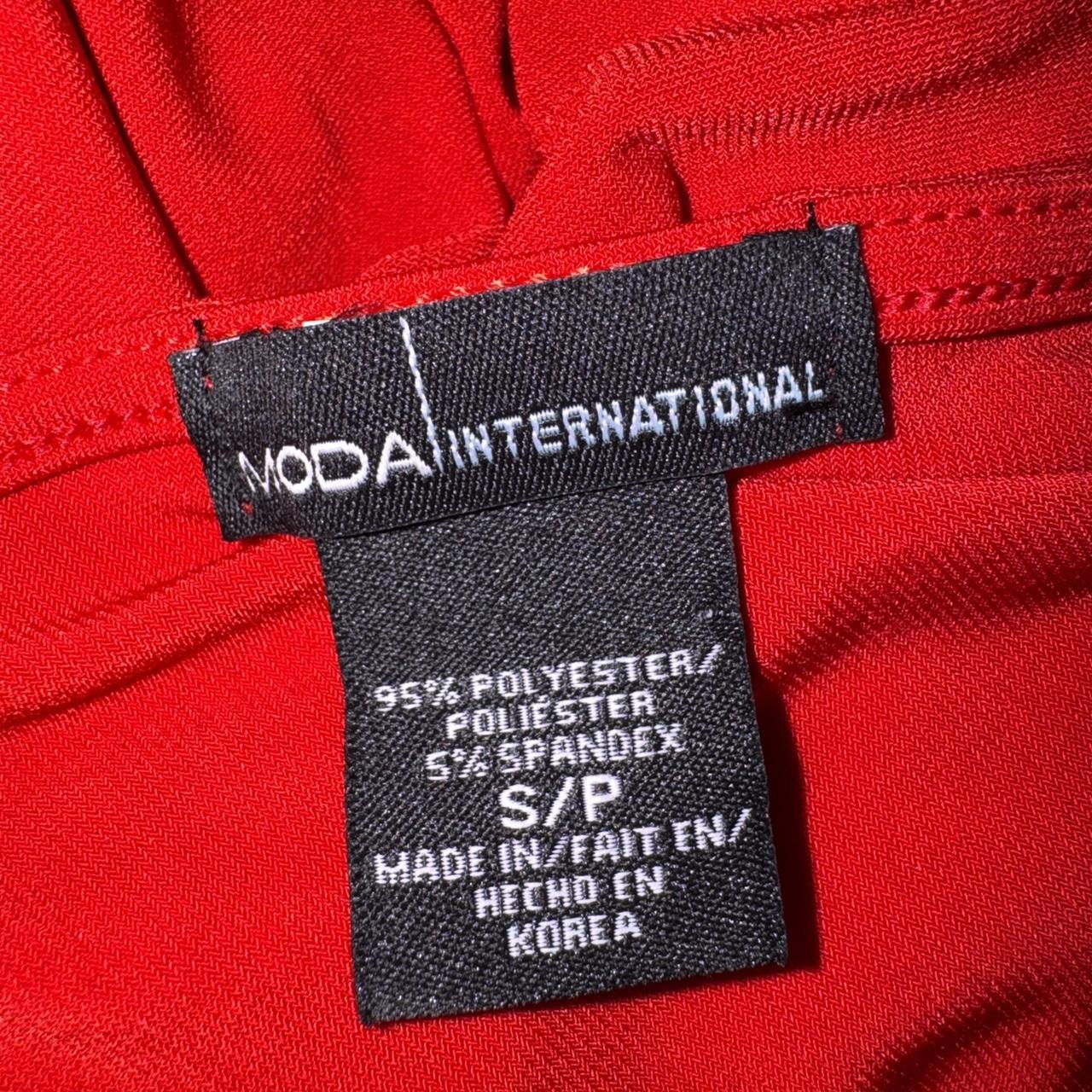 Slinky Red Ruched Early 2000s Dress (S)