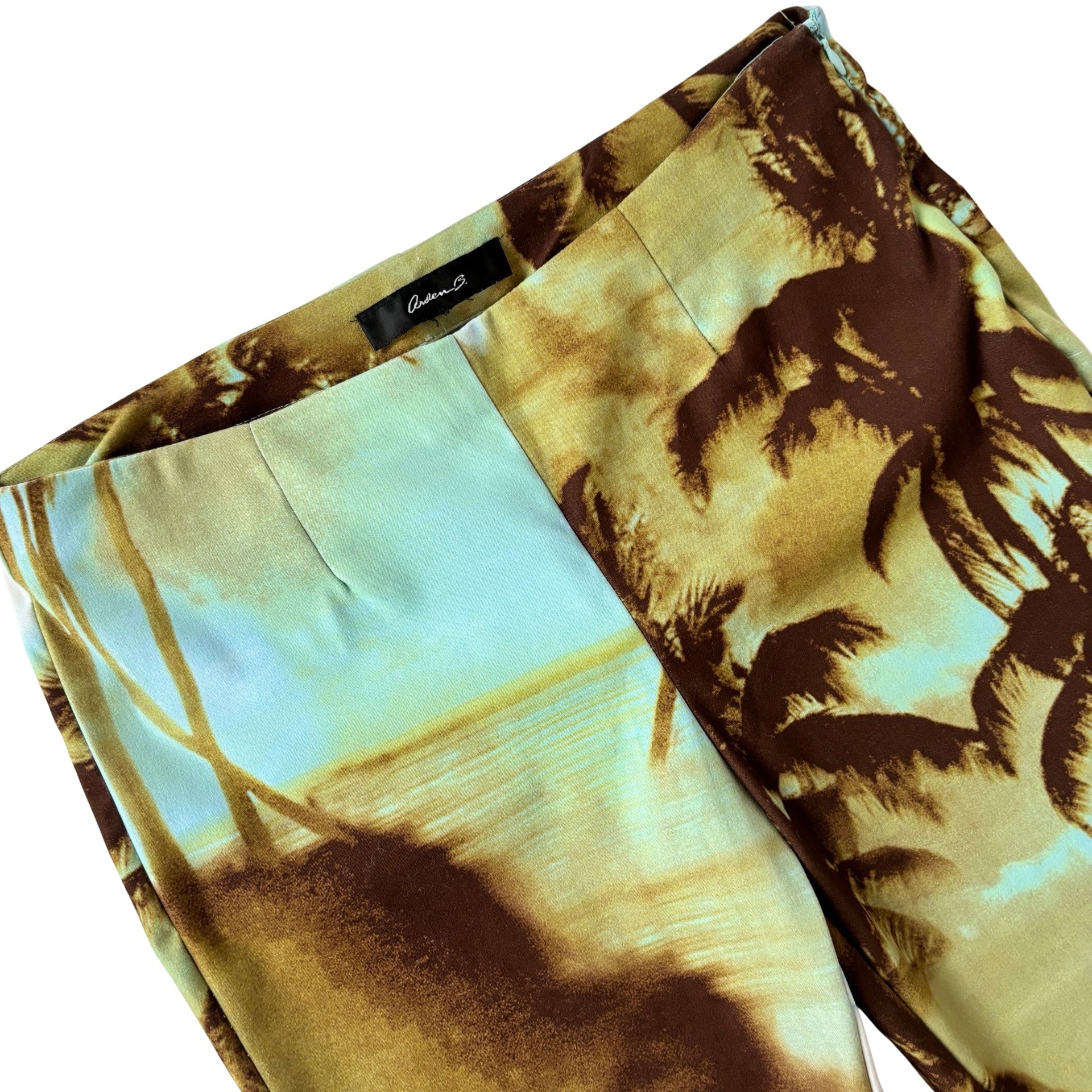 2000s Tropical Print Pants (M)