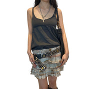 Vintage 90s Cami Top With Star Charm (S)