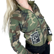 Punk Camo Zip Up (M/L)